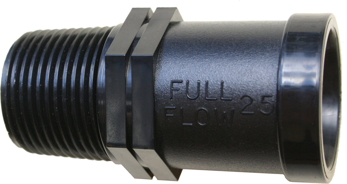 Full Flow Male Adaptor (P x MI)