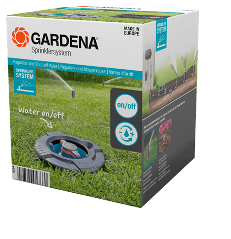 GARDENA -   Sprinkler system - Regulator and Shut-Off Valve
