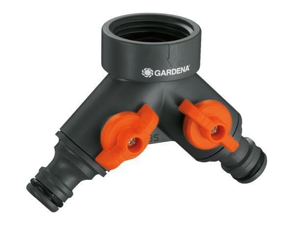 Twin-Tap Connector (939-20) with adaptors all sizes - GARDENA - ClickLeaf (4310428909626)